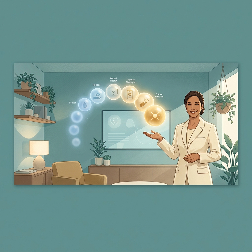 Physician presenting allergy treatment options in a modern clinical setting — allergy treatment options physician guide