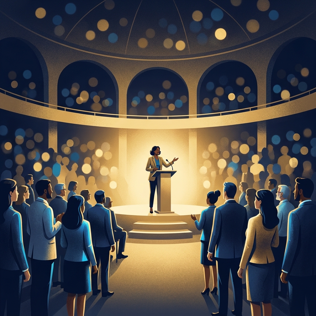 Medical conference education doctors 2026 — physicians gathered in an illuminated conference hall for a prestigious live CME event.