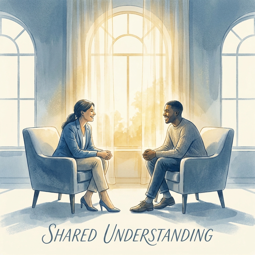 Doctor and patient engaged in meaningful conversation, representing doctor patient communication improving outcomes