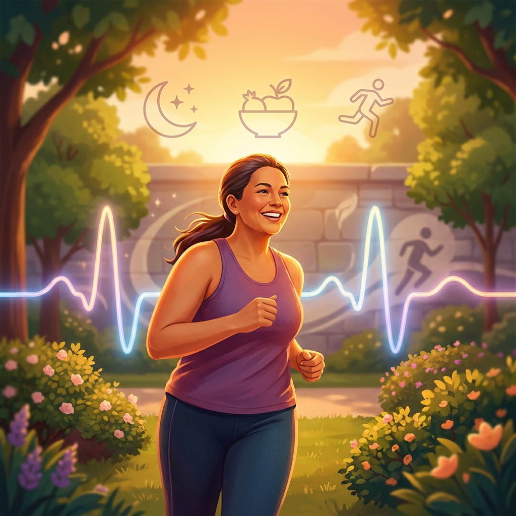Active person jogging outdoors representing cardiovascular disease prevention through lifestyle changes recommended by doctors.