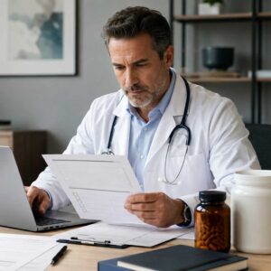 Physician reviews supplement compliance