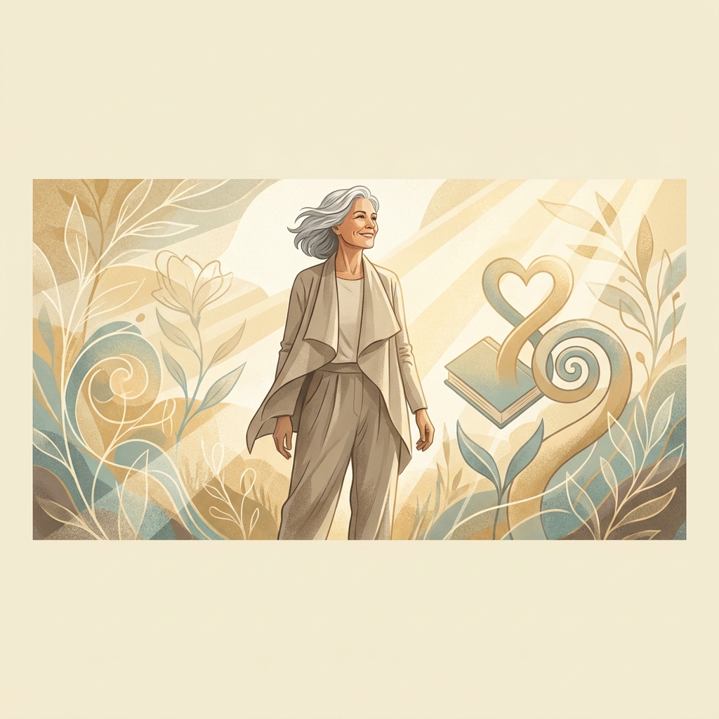 Confident woman in her 60s radiating vitality and strength, illustrating women's health beyond menopause doctor insights.