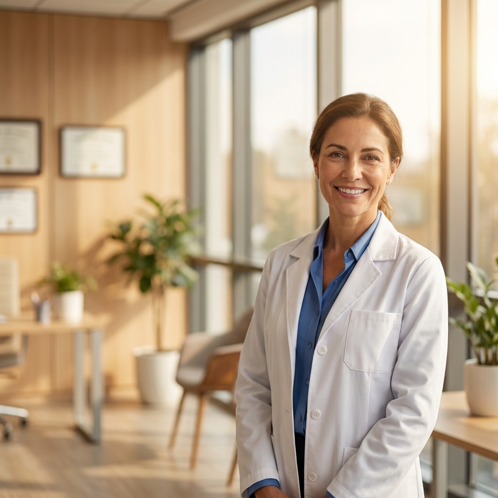 Confident medical professional symbolizing recognition and career growth in 2026